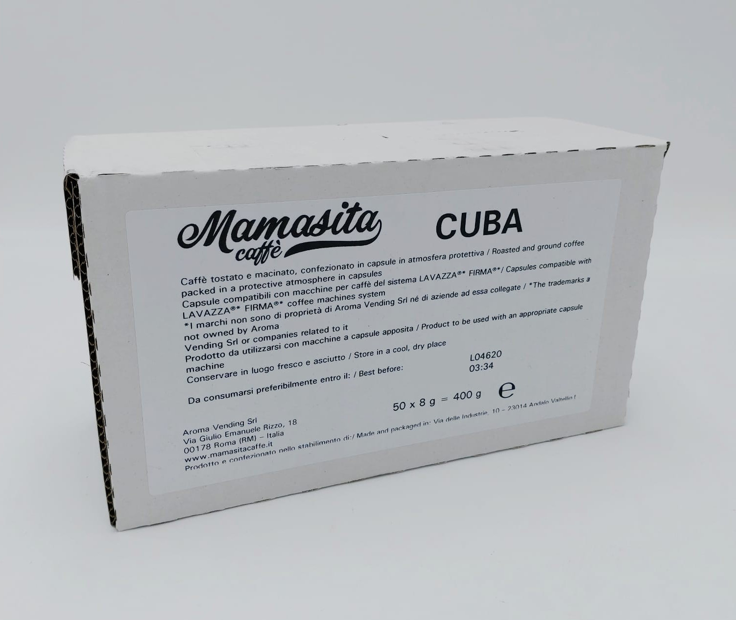 Mamasita Caffè Cuba compatibile Firma