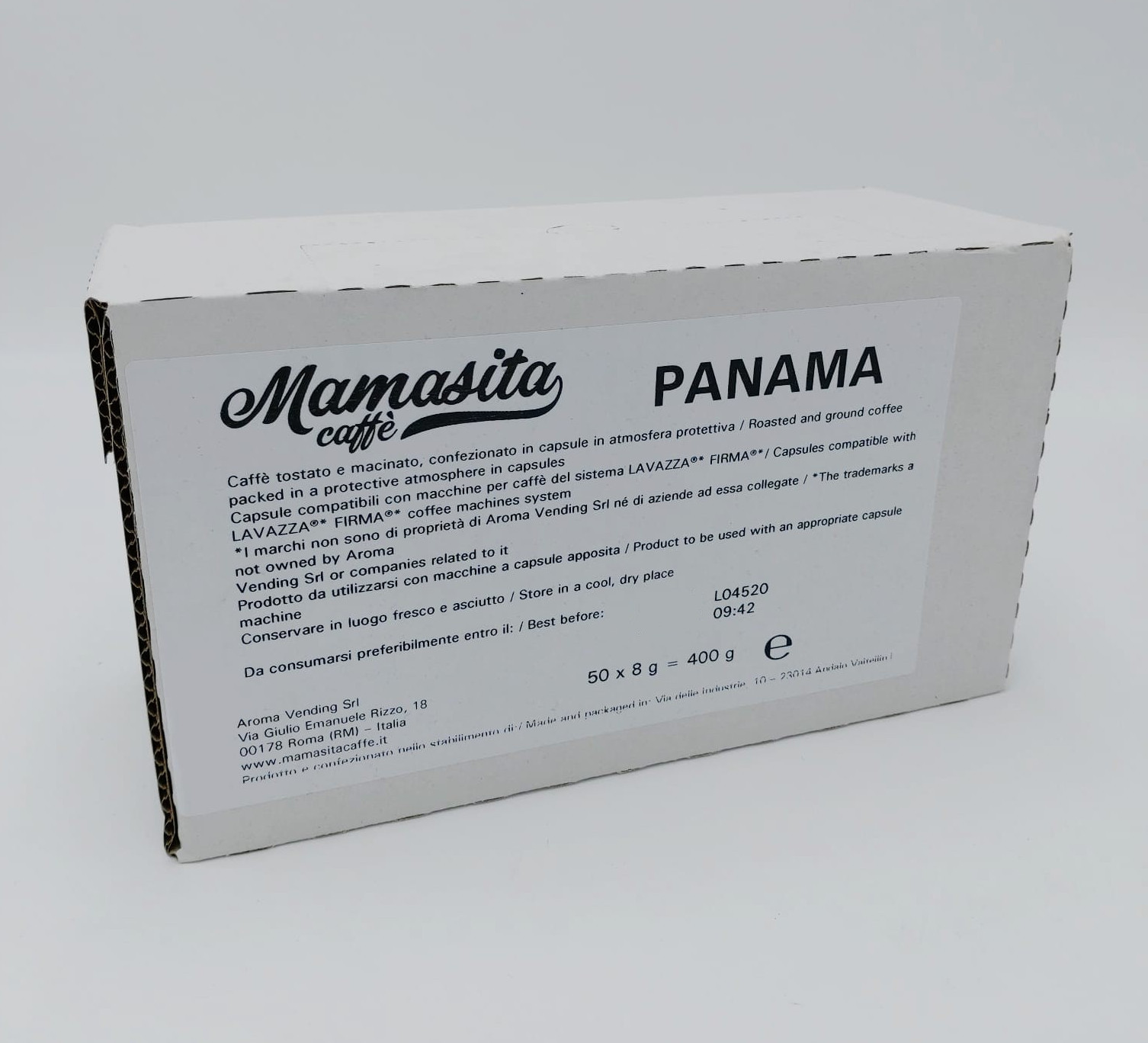 Mamasita Caffè Panama compatibili con firma